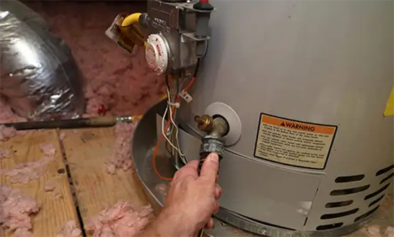 Showing how we can repair and replace your old water heater.